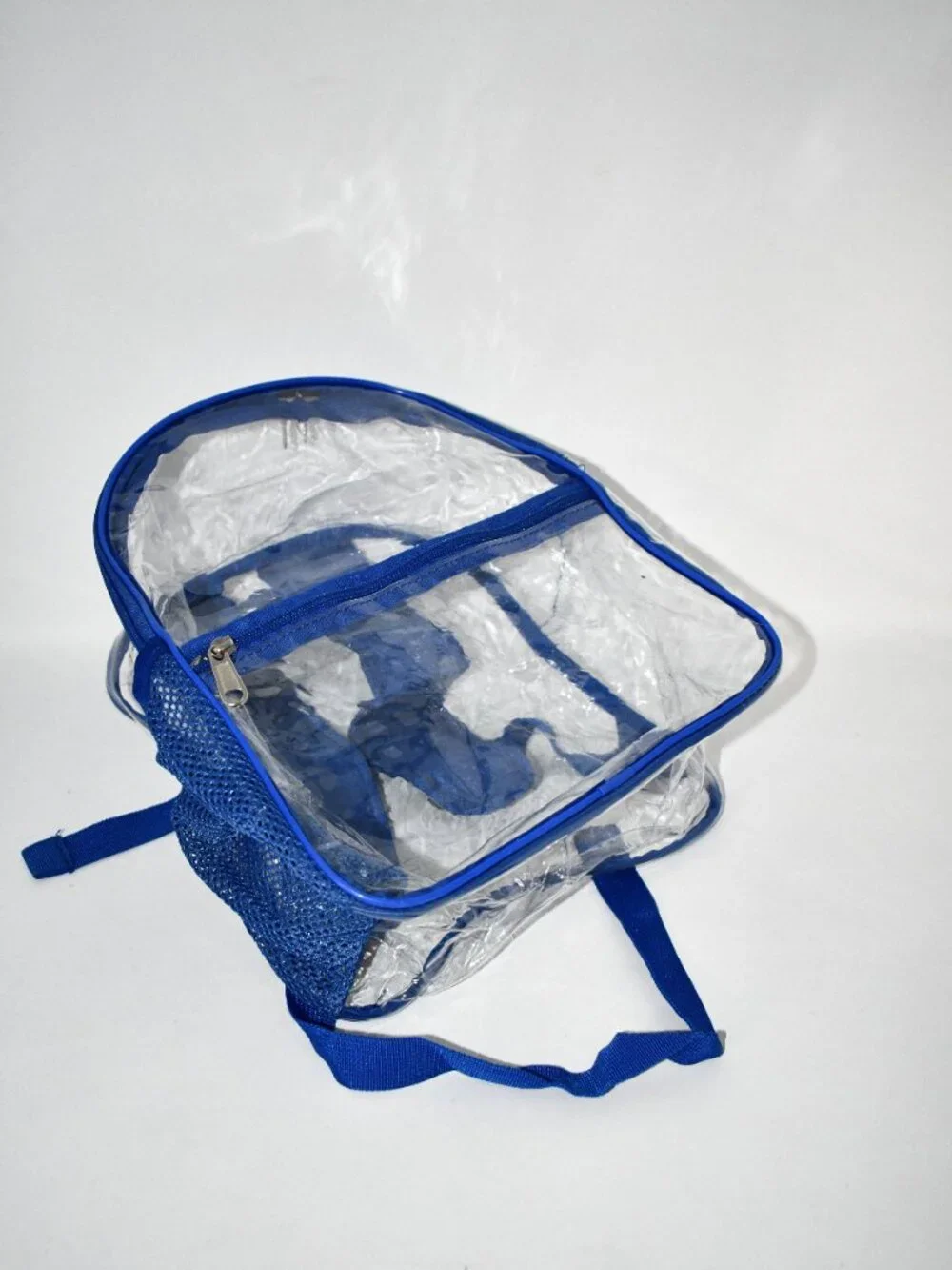 Oraben Clear Backpack, Stadium/ Concert Sports Bag, 12x6x11, Royal Blue, NWT Con